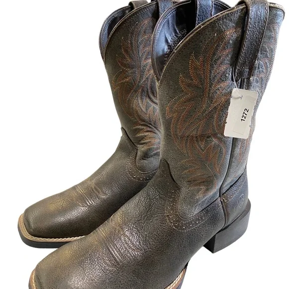 Ariat Sport Wide Square Toe Western Boot - Picture 4 of 5